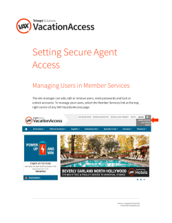 Setting Secure Agent Access