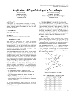 Application of Edge Coloring of a Fuzzy Graph