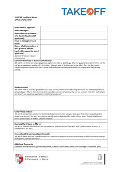 Submit to  by Monday, April 28 at