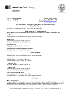 Dear Suchandsuch - Newton Free Library