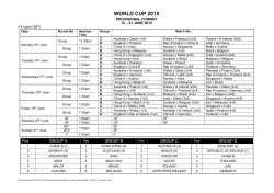 Event format - World Snooker