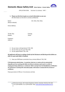 File - Domestic Abuse Safety Unit