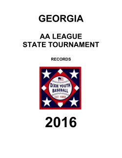 Georgia Dixie Youth Baseball