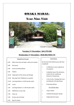 Omaka Marae Activity Sheets File