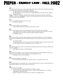 Rule - Free Law School Outlines Professor Subject