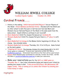 Men`s Soccer Player of the Week