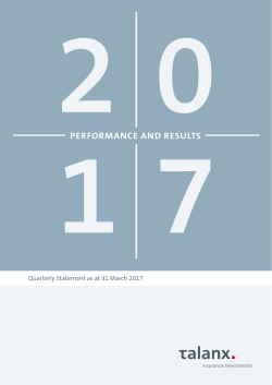 Quarterly Statement Q1 2017