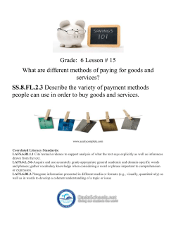 Grade 6 Lesson 15 Credit or Debit