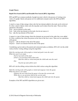 Graph Theory Depth First Search (DFS) and Breadth First Search