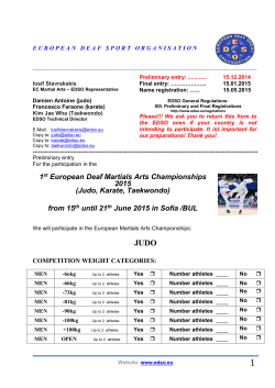 (See attachment). - european deaf sport organization