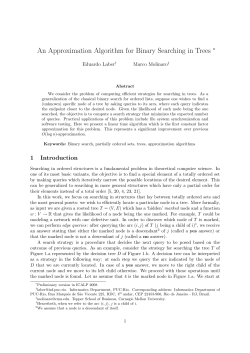 An Approximation Algorithm for Binary Searching in Trees - PUC-Rio