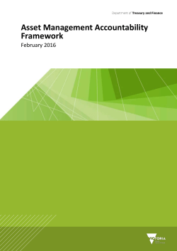 Asset management responsibilities