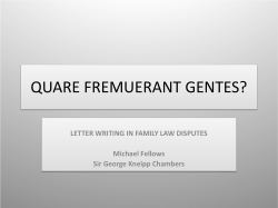 quare fremuerant gentes?