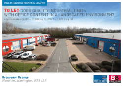 to let good quality industrial units with office content