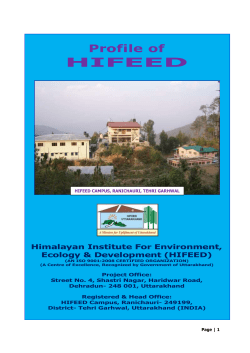 Profile of HIFEED
