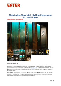 Albert, Ferran, and their associates in this venture, the