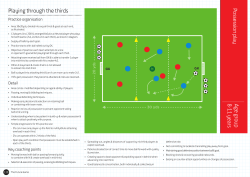 Playing through the thirds Possession play Age