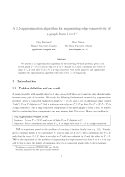 A 1.5-approximation algorithm for augmenting edge