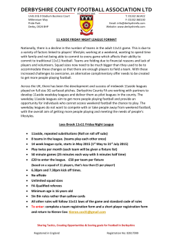 Lees Brook League Information