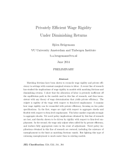 Privately Efficient Wage Rigidity Under Diminishing Returns