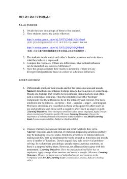 BUS-201-202: TUTORIAL 4 Class Exercise Divide the class into
