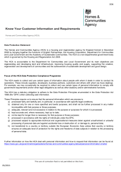 Know Your Customer Information and Requirements