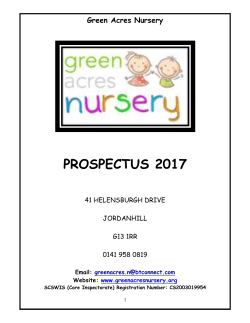 prospectus - green acres nursery