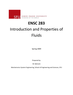 The fluid density is defined as