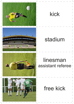 kick linesman stadium free kick