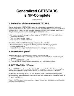 Get Stars is NP