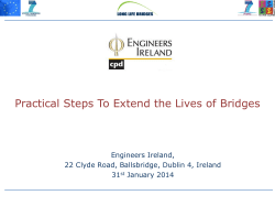 Practical Steps To Extend the Lives of Bridges