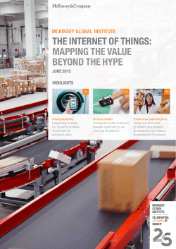 the internet of things: mapping the value beyond the hype