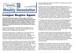 On your computer: www.englandhockey.co.uk/iwhl Weekly