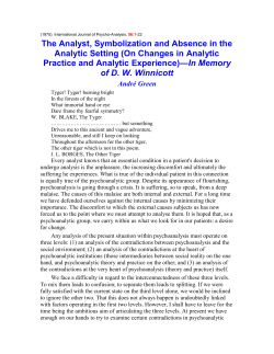 a change within the analyst