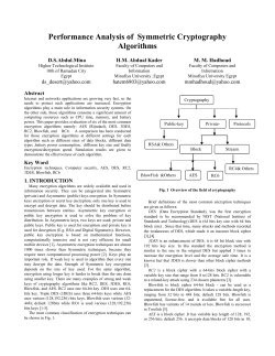 Analysis of Energy Consumption of RC4 and AES Algorithms in