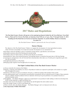 PBFM_rules.qxd:Layout 1 - the Pine Bush Farmers Market
