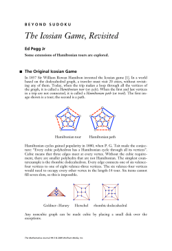 The Icosian Game, Revisited