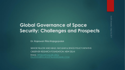 Global Governance of Space Security