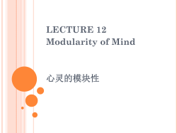 The Modularity of Mind