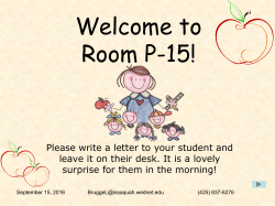 Curriculum Night - Issaquah Connect