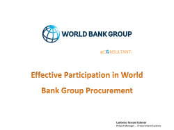 What is the World Bank Group?
