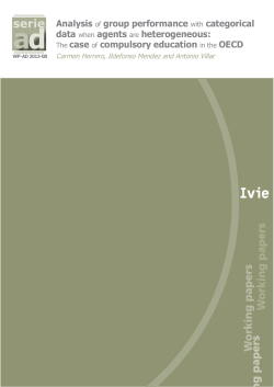 Analysis of group performance with categorical data when agents