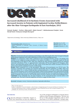 Increased Likelihood of Arrhythmic Events Associated with