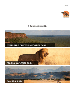 9 Days Classic Namibia