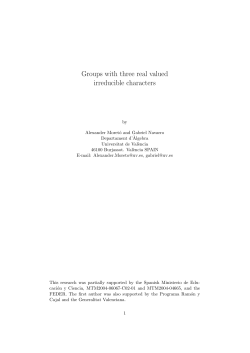 Groups with three real valued irreducible characters
