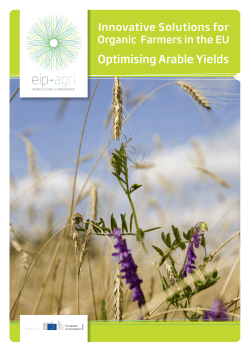 Optimising Arable Yields