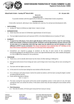 herefordshire federation of