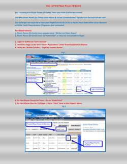 print Player Passes (ID Cards)