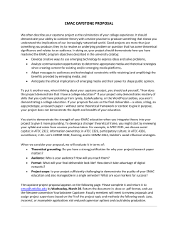 capstone proposals for registration in EMAC 4380