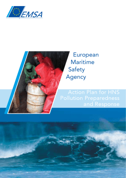 HNS Action Plan - European Maritime Safety Agency